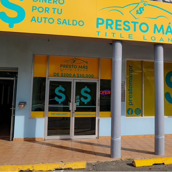 localidades de préstamos con título de auto en aguada